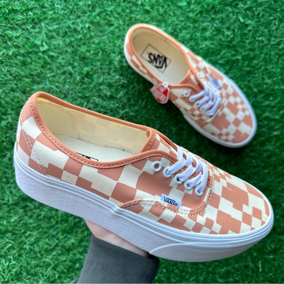 Vans Authentic Stacked Multi Check Sandstone - Picture 2 of 10